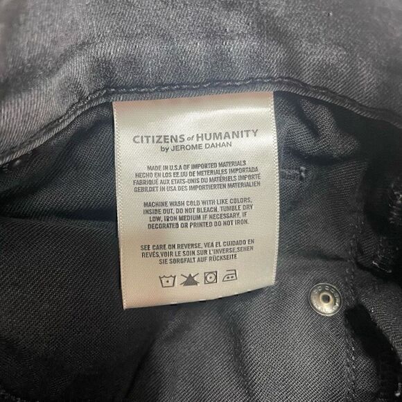 Citizens of Humanity Avedon Ultra Skinny Grey Jeans Size 29 x 32" Inseam - Picture 7 of 13